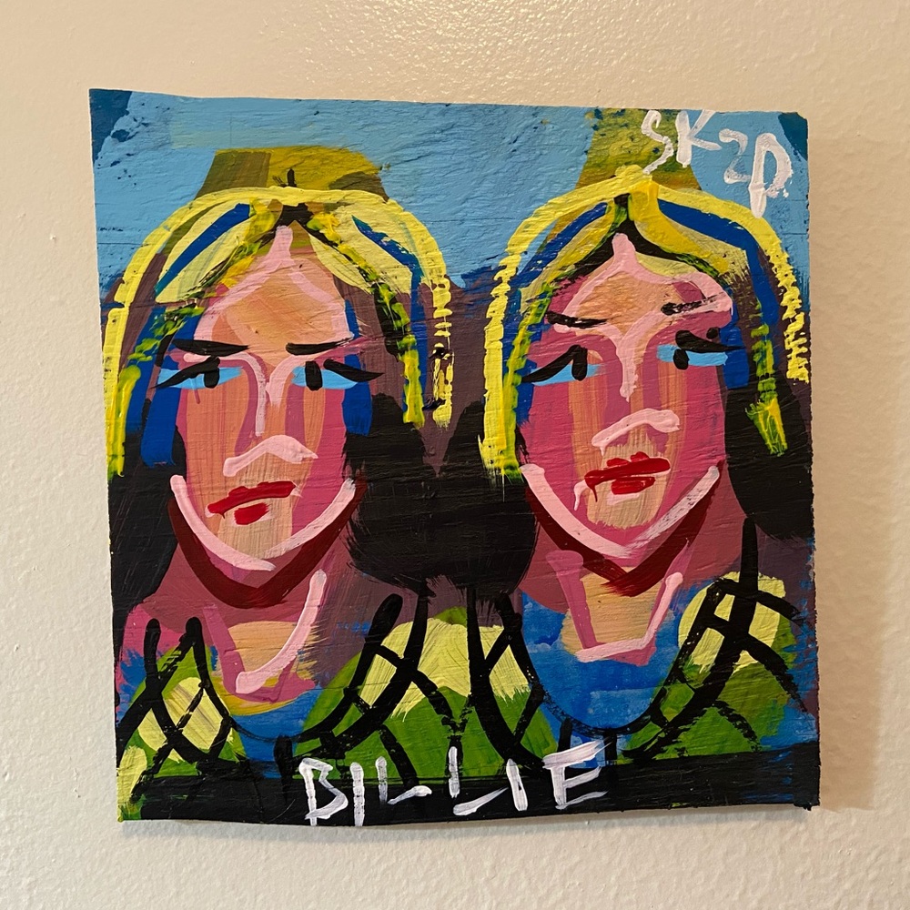 Billie Eilish Steve Keene Original Painting